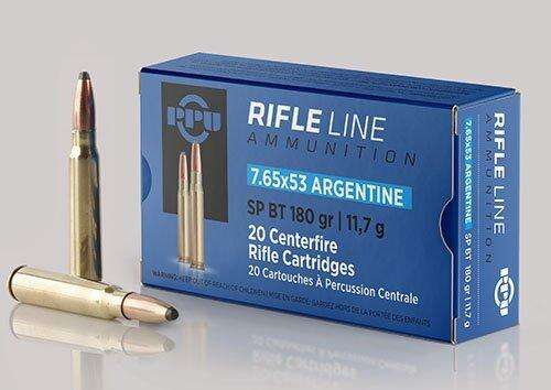 Ammunition TRZ Trading Inc. Ready Series PRIVI 7.65X53 ARGENTINE SP 180 GR 20 RDS